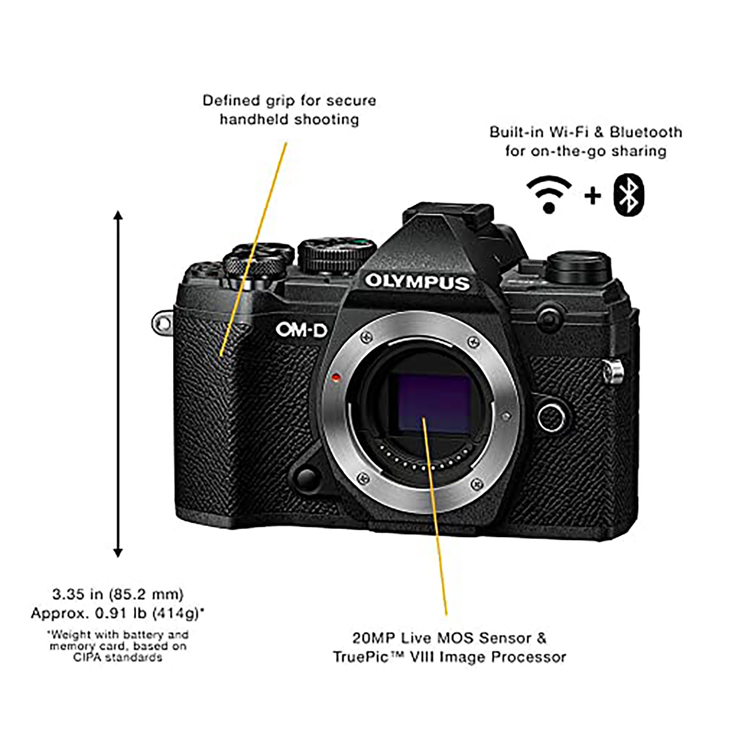 Buy OLYMPUS OM-D E-M5 Mark III 20.4MP Mirrorless Camera (12-45 mm